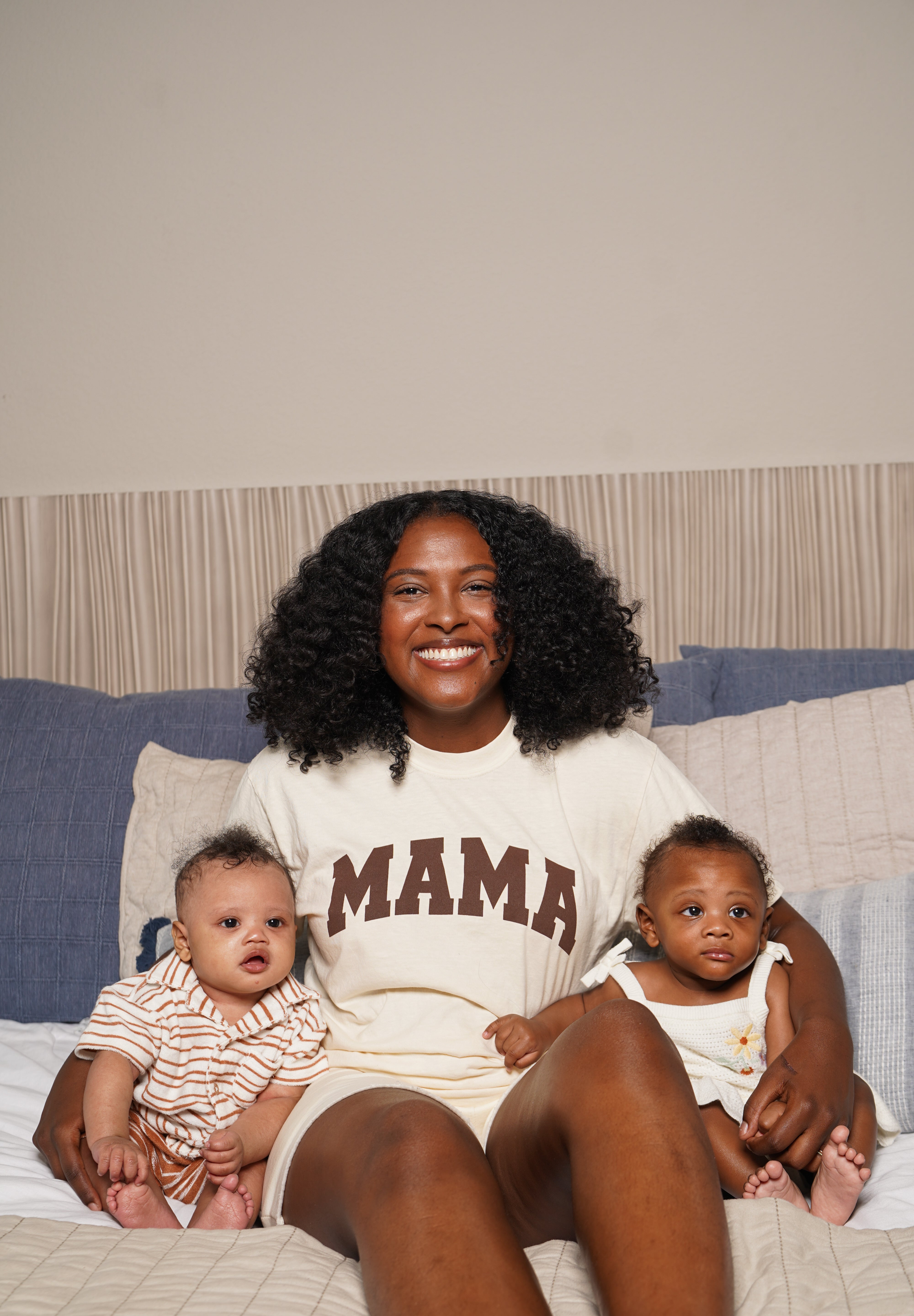 BWAOM Cream Mama Tee