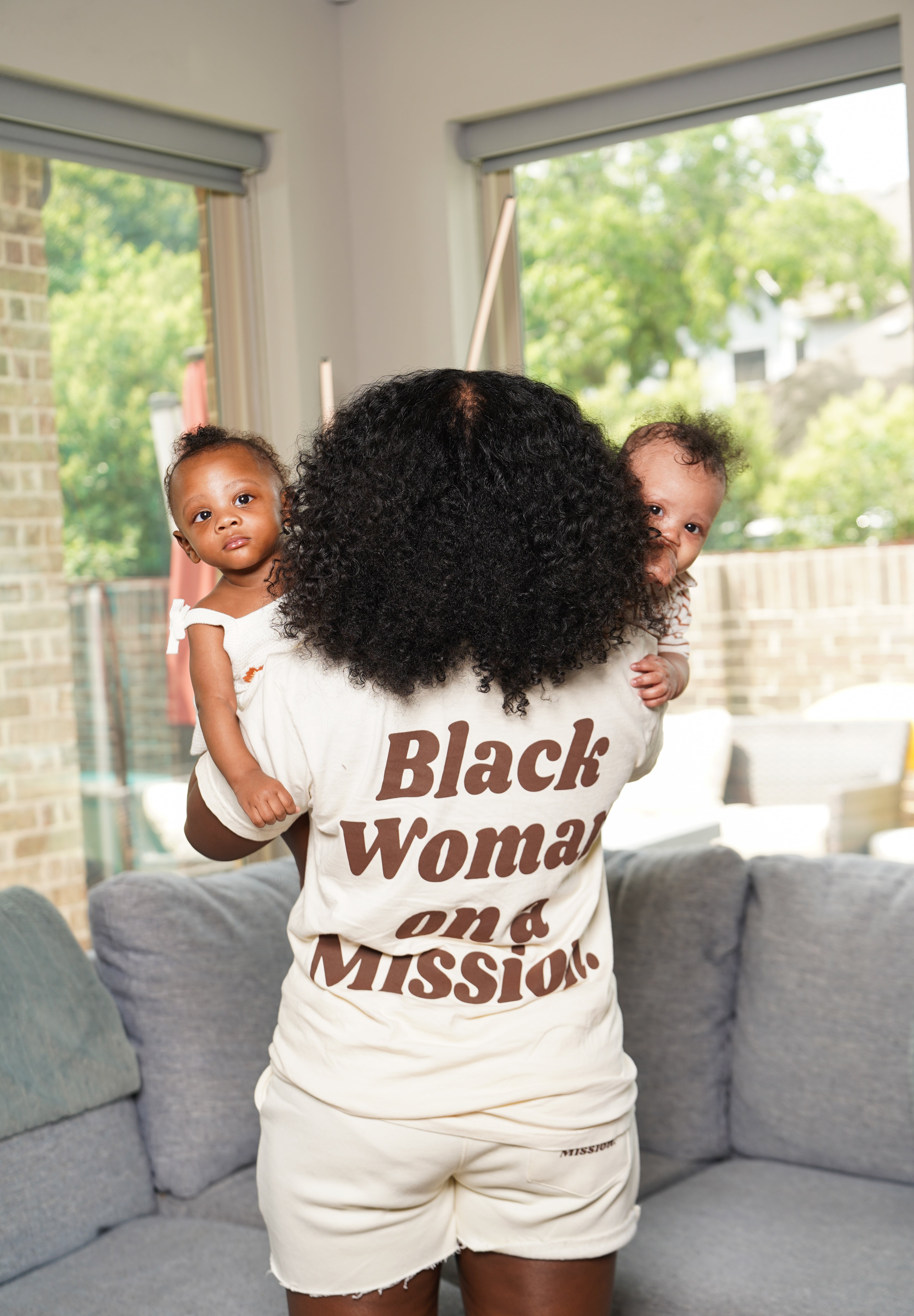 BWAOM Cream Mama Tee