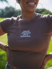 BWAOM Brown Baby Tee